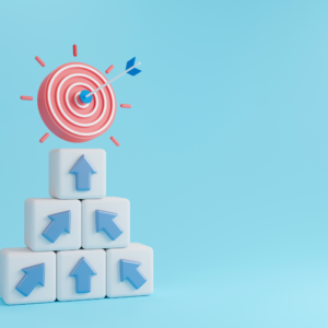 Arrows pointing to a target
